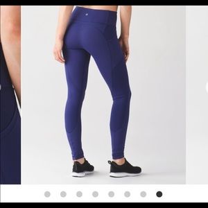 Lululemon all the right places size 8 blue